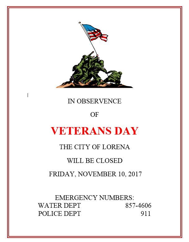 Veterans Day 2017