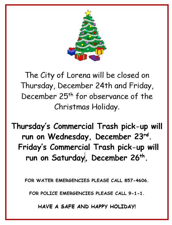 Christmas Holidays 2020