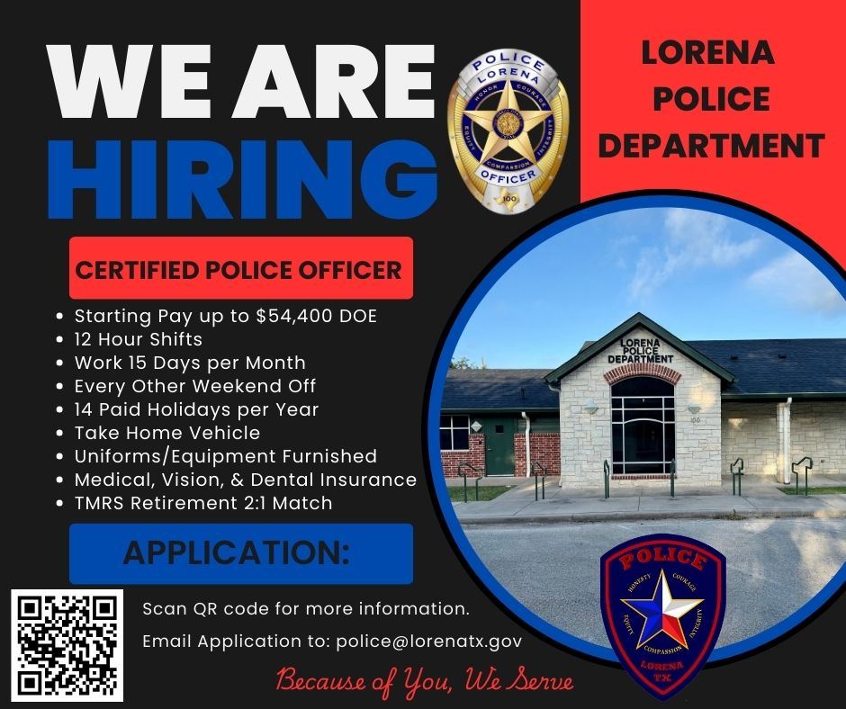 We are Hiring Flyer 2026